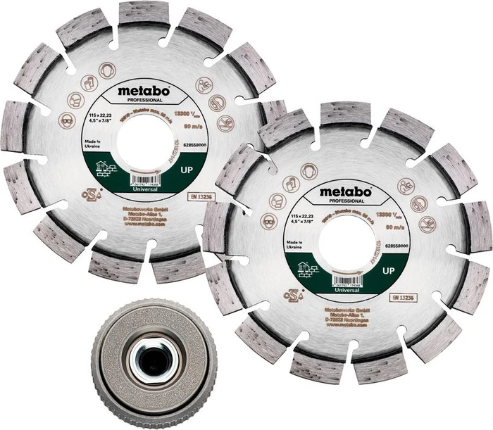 Metabo Professional UP Diamanttrennscheibe, 115x2.4x22.23mm, 2 Stück