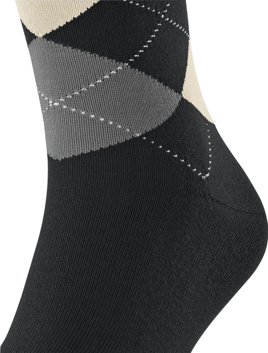 Falke Sensitive Argyle Socken schwarz (Herren)