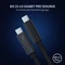 Razer Thunderbolt 4 Kabel, 100W, schwarz, sleeved, 2m (verschiedene Markenbezeichnungen) Vorschaubild