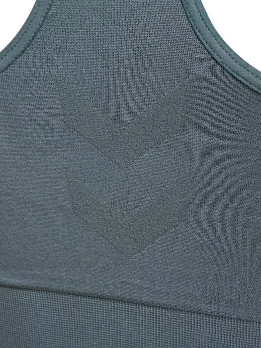 hummel Seamless Sports Top Funktionsshirt ärmellos balsam green (Damen)