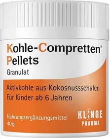 Klinge Pharma Kohle Compretten Pellets Granulat, 40g