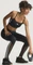 adidas Hyperglam Full-Length Hose lang schwarz/weiß (Damen) Vorschaubild