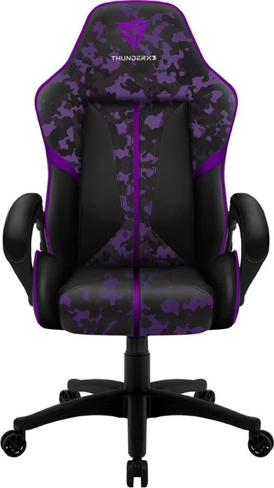 Thunder X3 BC1 CAMO Gamingstuhl Ultra Violet, camouflage/violett