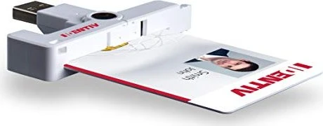 Identiv uTrust SCR3500 A Smartfold Single-Slot-Cardreader, USB-A 2.0 [Stecker]
