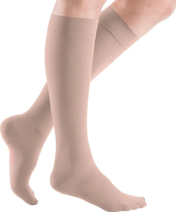 Medi Mediven Elegance CCL2 AD Kompression Größe IV Kompressionsstrümpfe cashmere
