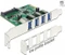 DeLOCK 4x USB-A 3.0, PCIe 2.0 x1 Vorschaubild