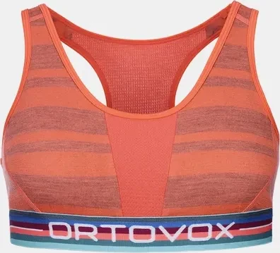 Ortovox 185 Rock'N'Wool Sport-BH coral (Damen)
