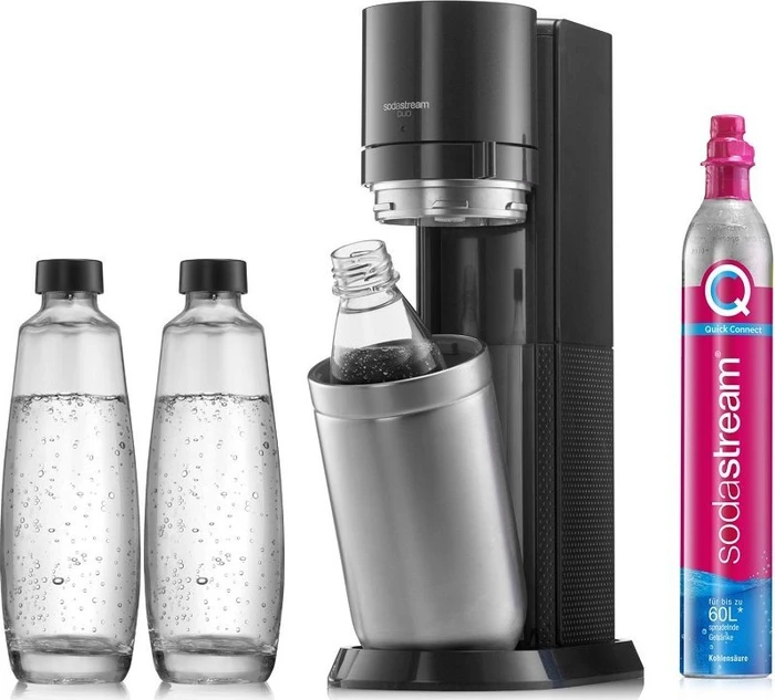 SodaStream Duo Vorteilspack Trinkwassersprudler titan