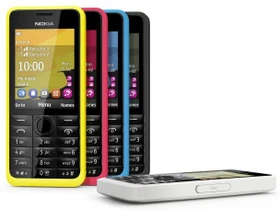 Nokia 301 Dual-SIM gelb