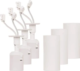 Müller Licht Renolamp 2in1 Renovierfassung/Deckenleuchte, 3 Stück