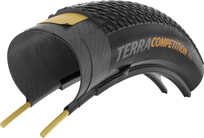 Continental Terra Competition 700x35C Race Casing Rapid Compound Reifen schwarz