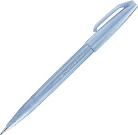 Pentel Brush Sign Pen SES15C blaugrau