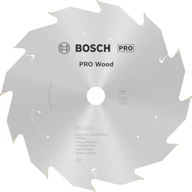 Bosch Professional Standard for Wood Kreissägeblatt 12Z, 165x1x16mm, 1 Stück