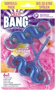 Cillit Bang WC Duft & Farbspüler Blüten Frische, 2 Stück