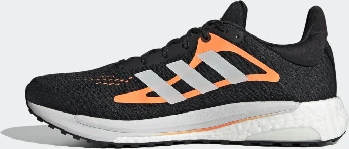 adidas Solar Glide core black/cloud white/screaming orange (Herren)