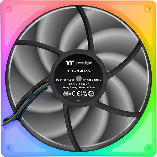 Thermaltake ToughFan 14 RGB High Static Pressure Radiator Fan, LED-Steuerung, 140mm, 3er-Pack