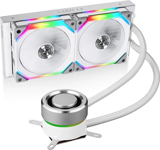 Lian Li Galahad AIO Uni Fan SL Edition 240 White, weiß