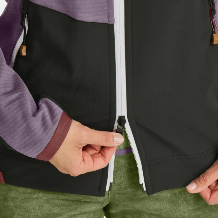 Ortovox Fleece Rib Hoody Funktionsjacke wild berry (Damen)
