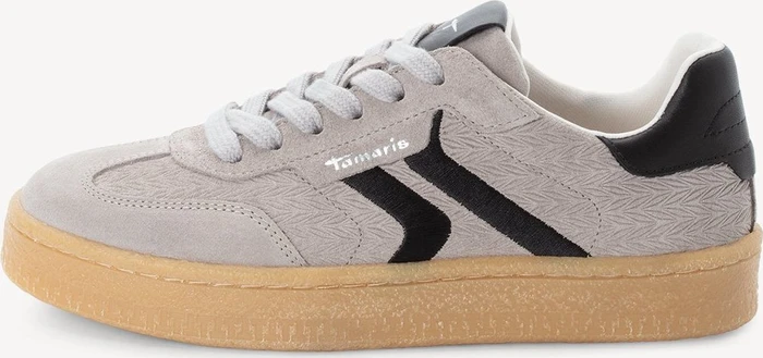 Tamaris Ledersneaker Low grau (Damen)