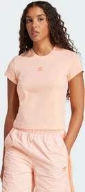 adidas Essentials Slim T-Shirt kurzarm glow pink (Damen)