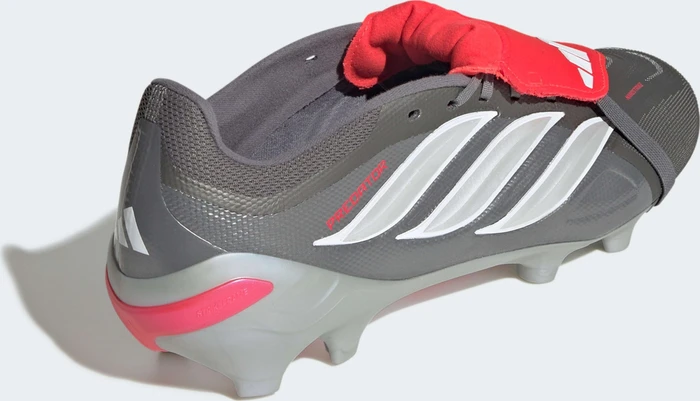 adidas Predator League Fold-Over Tongue FG iron metallic/zero metalic/lucid red