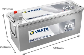 Varta ProMotive EFB B90
