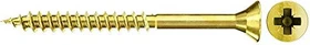 fischer ClassicFast FSPII CZP YC 100 PZ3 Spanplattenschraube, 6x180mm, 100 Stück