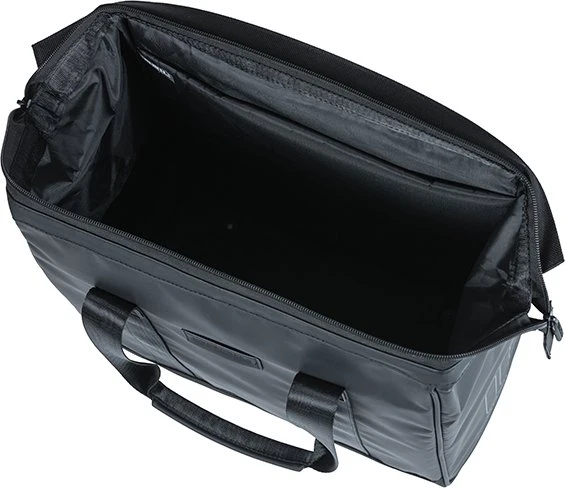 Basil Grand Tarpaulin Shopper MIK Hooks Gepäcktasche schwarz