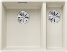 Blanco Subline 340/160-F InFino Becken links softweiß