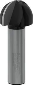 Bosch Professional HM Hohlkehlfräser, (R1)12x(D)24x15.9x57mm, 1 Stück
