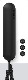 Siedle BTS 850-02 WH/S Bus-Telefon Standard Aluminium Hochglanz schwarz/weiß, Innenstation