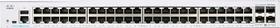 Cisco Business 350 Rackmount Gigabit Managed Switch, 48x RJ-45, 4x SFP+ (CBS350-48T-4X)