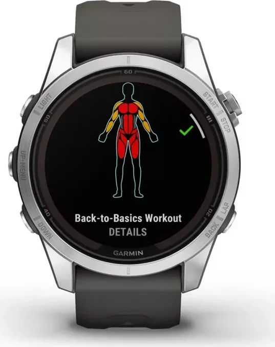 Garmin Fenix 7S Pro Solar graphit