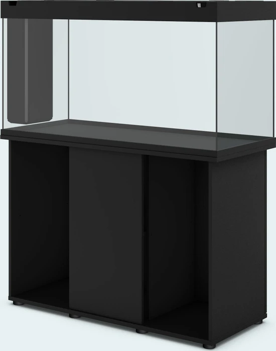 Juwel Rio 350 LED Aquarium-Set mit Unterschrank, schwarz/schwarz, 350l