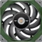 Thermaltake ToughFan 12 High Static Pressure Radiator Fan grün, 120mm Vorschaubild