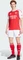 adidas FC Arsenal 2025/2026 Ausweichshorts white/better scarlet (Herren) Vorschaubild