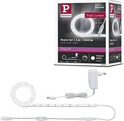 Paulmann SimpLED Power Strip LED-Streifen 17W neutralweiß beschichtet 3m