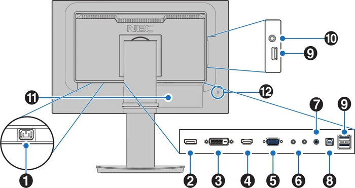NEC MultiSync EA241F-BK, schwarz, 23.8"