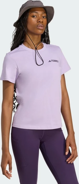adidas Terrex Graphic T-Shirt kurzarm powder plum (Damen)