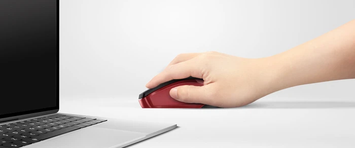 Genius NX-8006S Wireless Silent Mouse schwarz/rot, USB