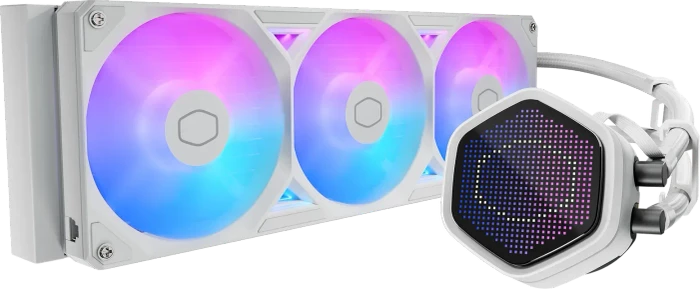Cooler Master MasterLiquid 360 Atmos II Pixel LED, weiß