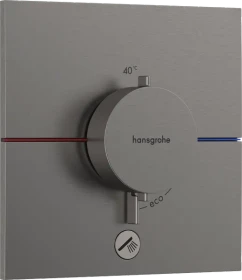 Hansgrohe ShowerSelect Comfort E Thermostat Unterputz für 1 Verbraucher und einen zusätzlichen Abgang brushed black chrome