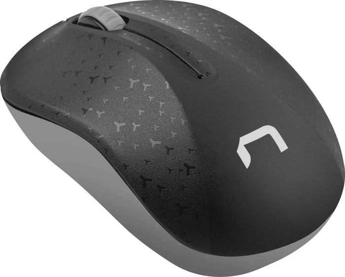 Natec Toucan Wireless Mouse schwarz/grau, USB