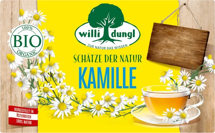 Willi Dungl Kamille Bio Tee Beutel, 20 Stück