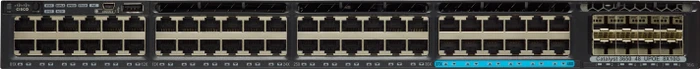 Cisco Catalyst 3650 IP Services Rackmount Gigabit Managed Stacking Switch, 48x RJ-45, 8x SFP+, 660W UPoE