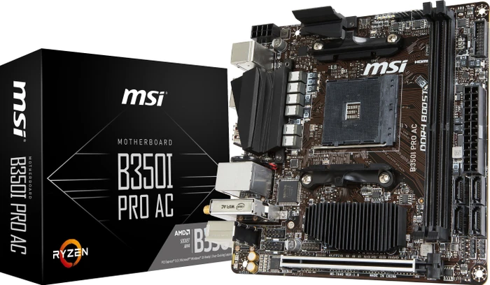 MSI B350I Pro AC (AMD AM4)