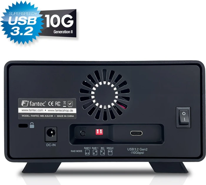Fantec MB-X2U31R, 3.5", USB-C 3.1