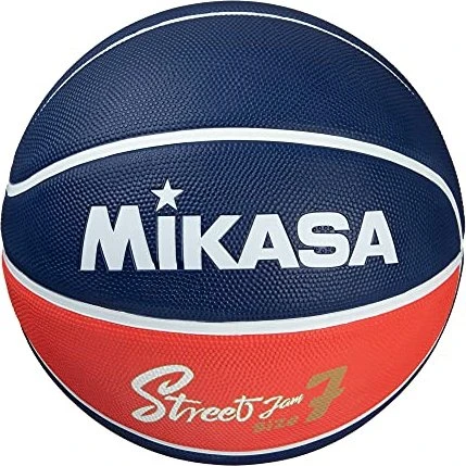 Mikasa BB702B Street Jam Basketball navy blue/red/white