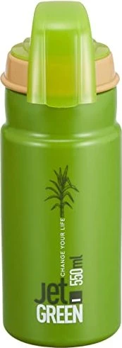 Elite Jet Green Plus Trinkflasche 550ml grün