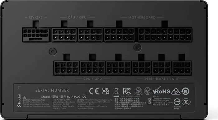 Fractal Design Ion 3 Gold schwarz 1000W, ATX 3.1